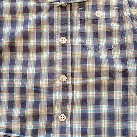 Carter’s/Osh Kosh B’gosh 18 Month BUNDLE (2) Plaid Button Down Shirts - Picture 10 of 12